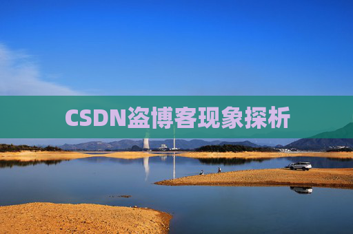 CSDN盗博客现象探析 CSDN盗博客现象探析